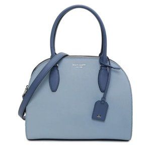 Kate Spade Light Blue Reiley Leather Satchel